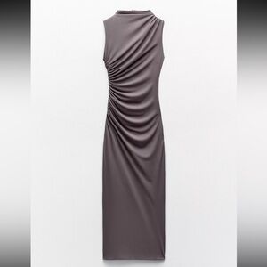 Zara Draped Midi Dress